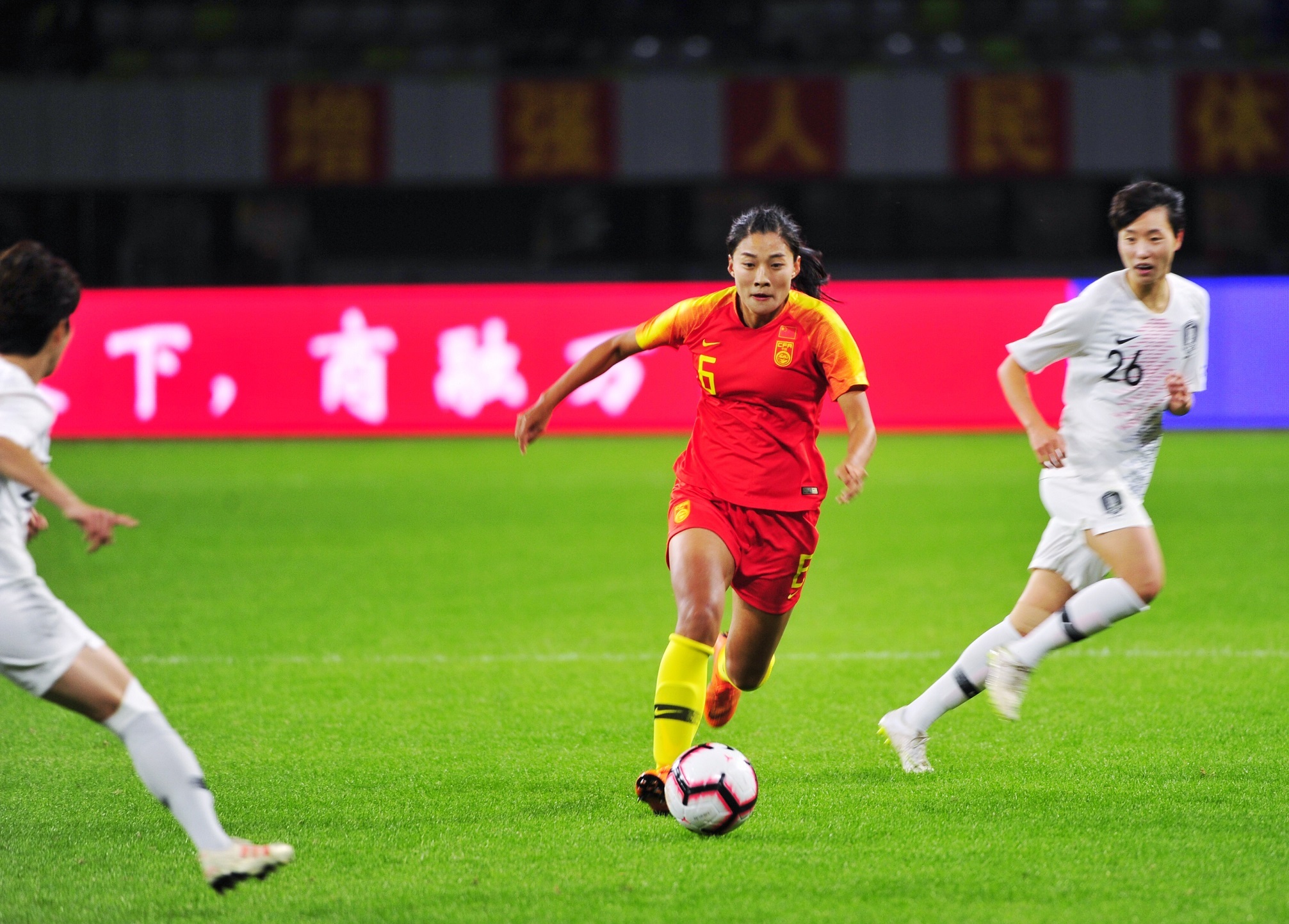 中国女足备战亚洲杯，士气高涨